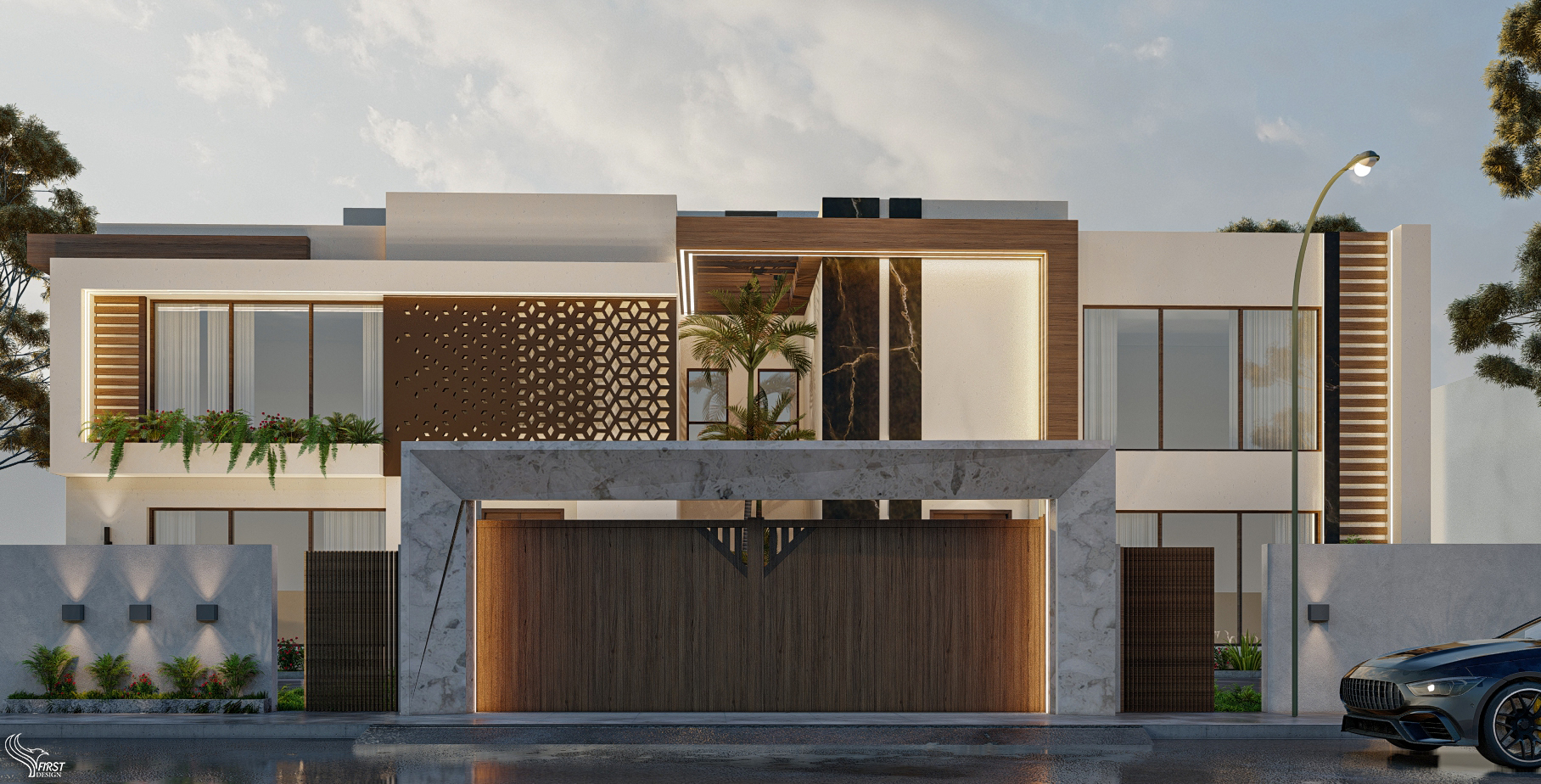 沙特阿拉伯的现代别墅设计丨Vision Design and Construction-5