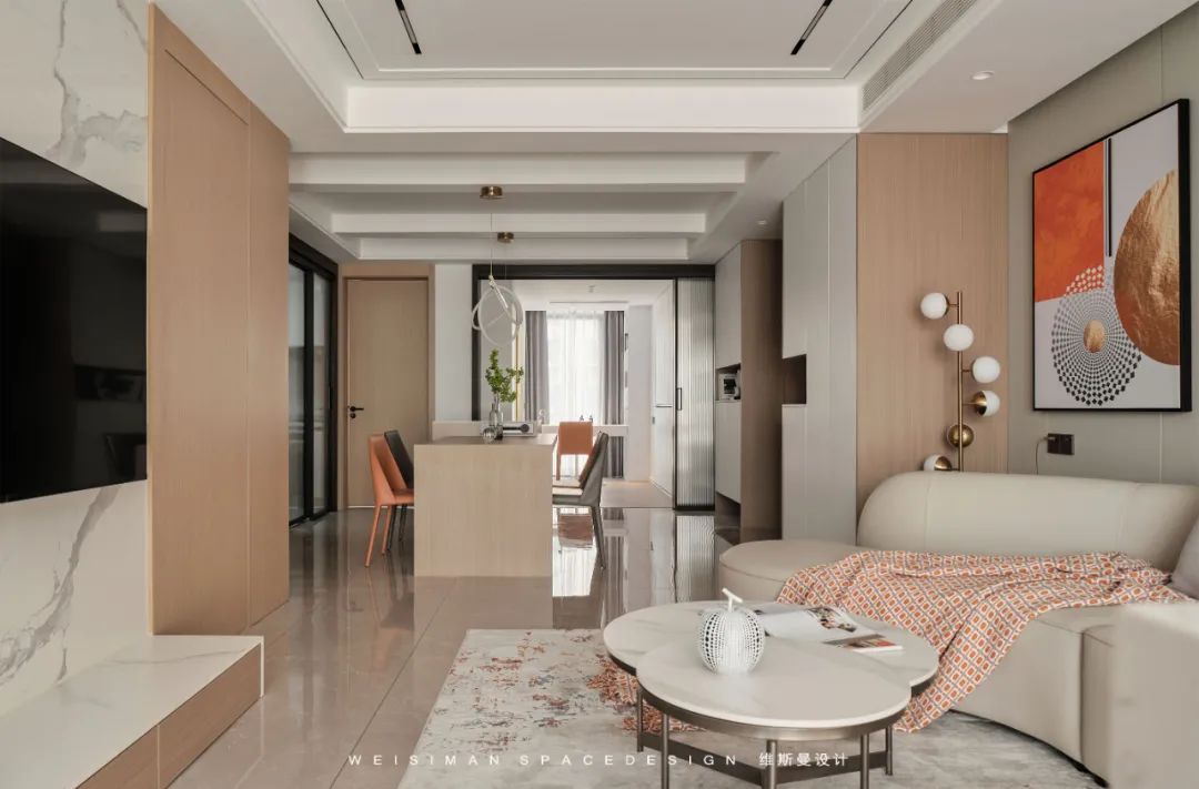 奶油色调的温柔私宅丨苏州维斯曼全案设计-25