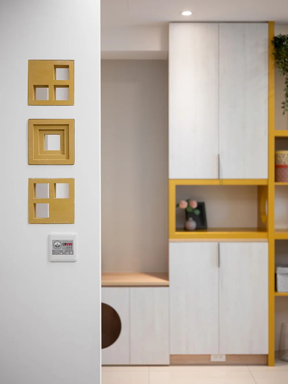 活力童趣的三口之家 · 色彩鲜明的 105㎡舒适住宅设计-7