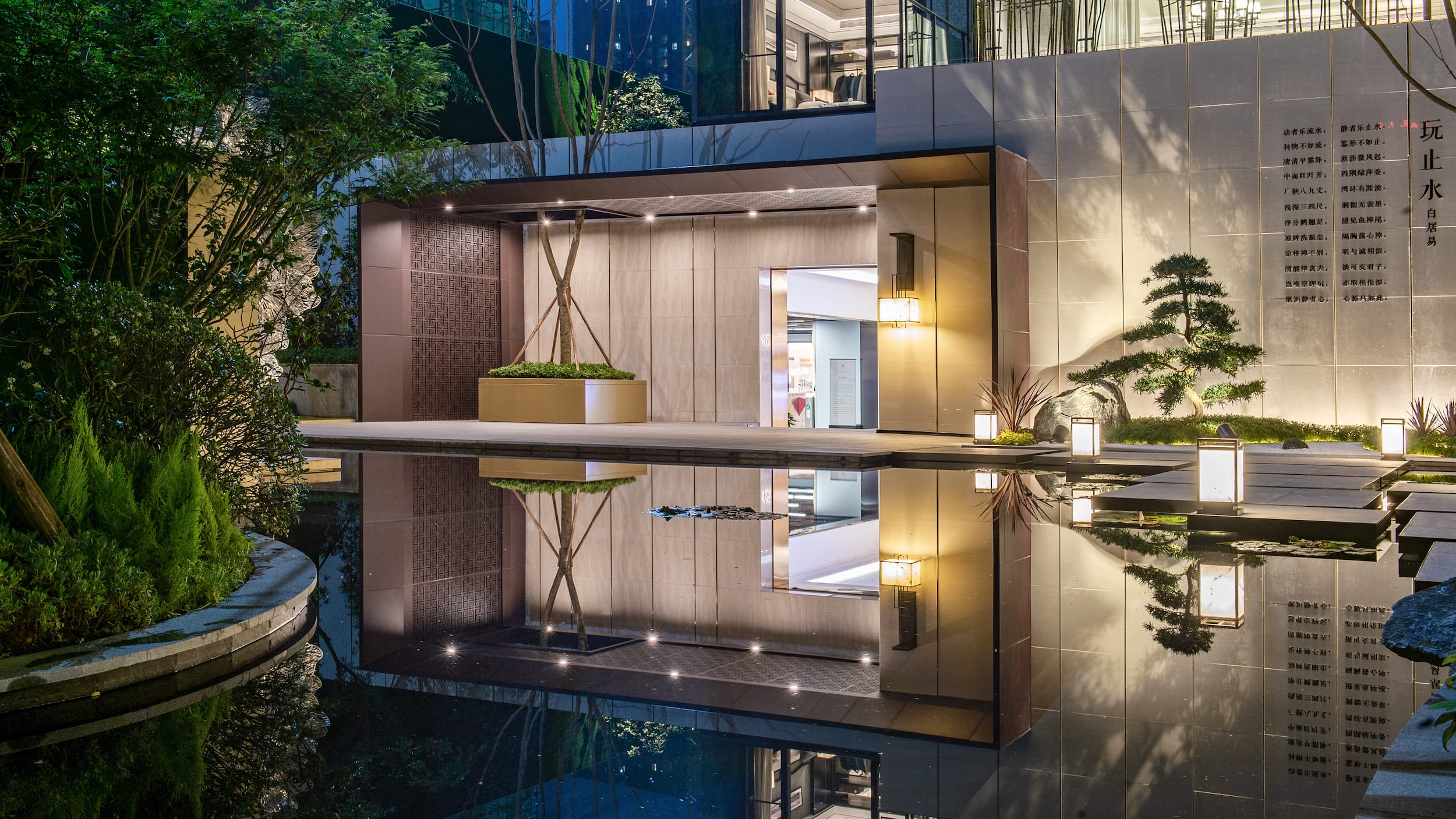 国宾壹号院后院 ONE CENTRAL MANSION backyard-Y-anstudio / XUEER 雪尔空间摄影-3