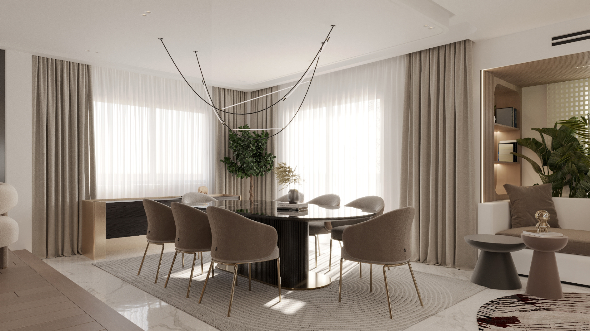 港湾·陆·豪华住宅丨Egypt丨MYS Architects-37