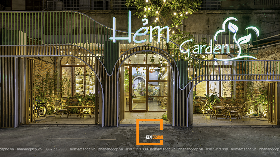 Hẻm咖啡馆装修施工项目丨越南河内丨KenDesign-9