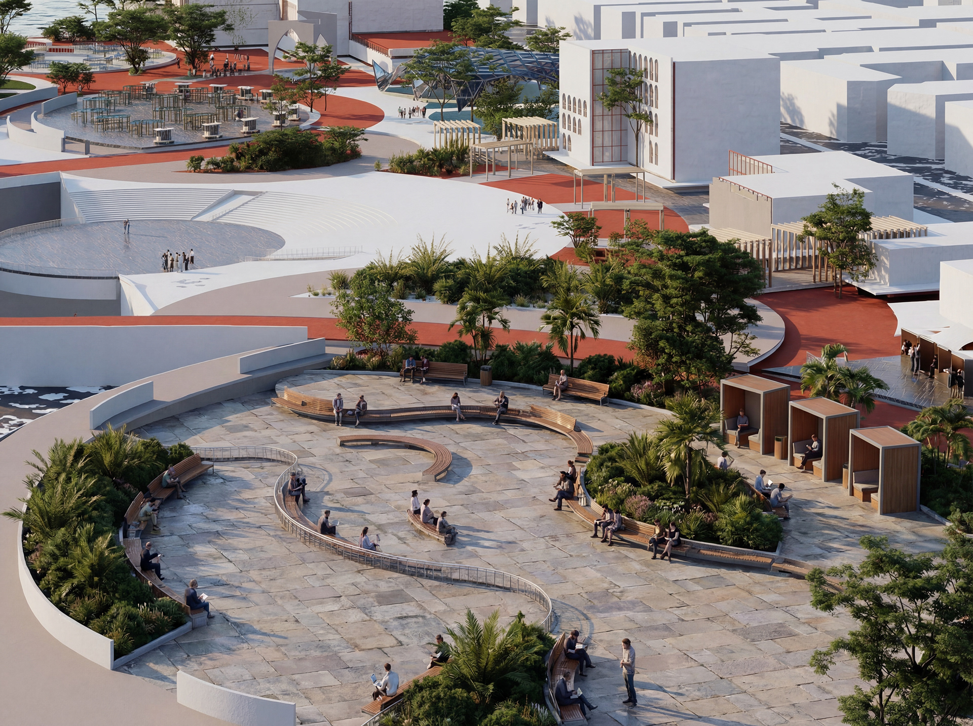 埃尔马尼亚勒城市设计丨开罗大学工程学院建筑系-30