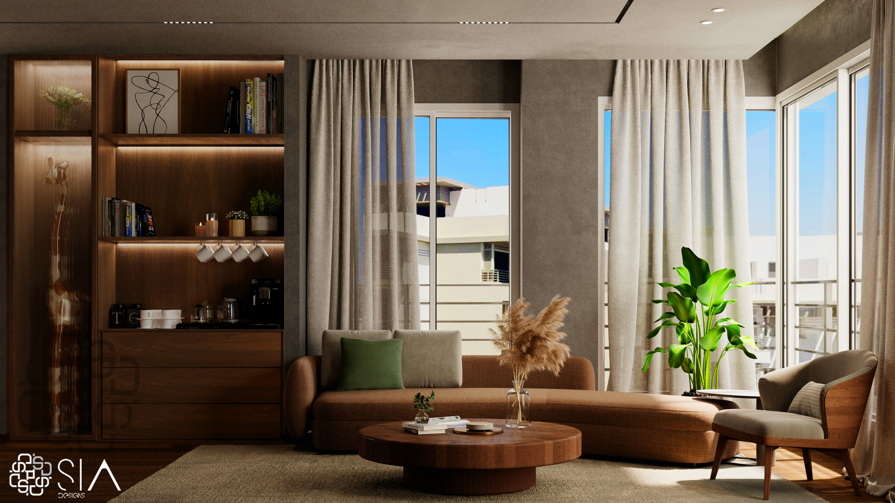 HYDE PARK II - Reception & Living area-0