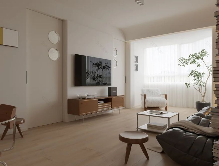 新作速递 | 137㎡两居改三居,打造家庭“第二核心区域”-19