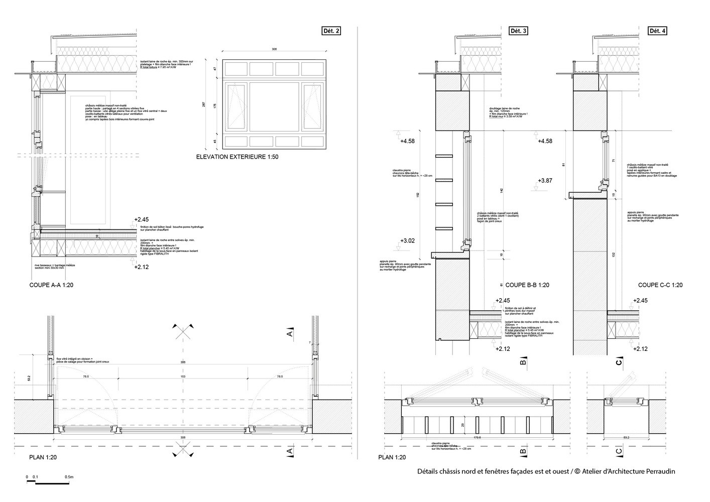 " Perraudin Architectes 打造环保、低成本石头木屋"-48