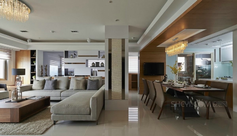 邑品空间设计——日光河景● 轻禅味现代宅-9