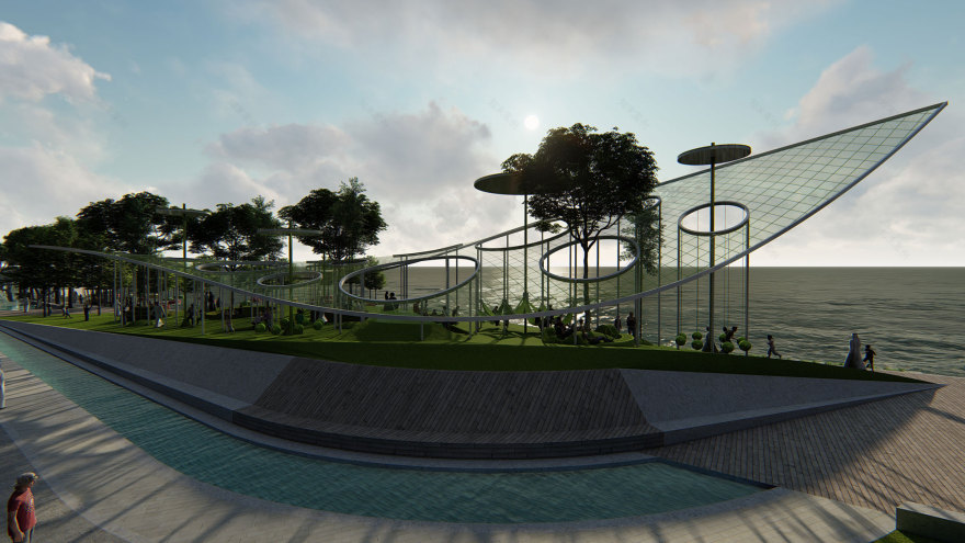 迪拜“漏叶”步行海滨长廊-9