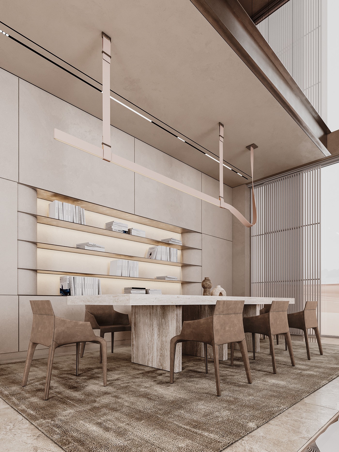 高级素色+木质风 别墅设计！-21