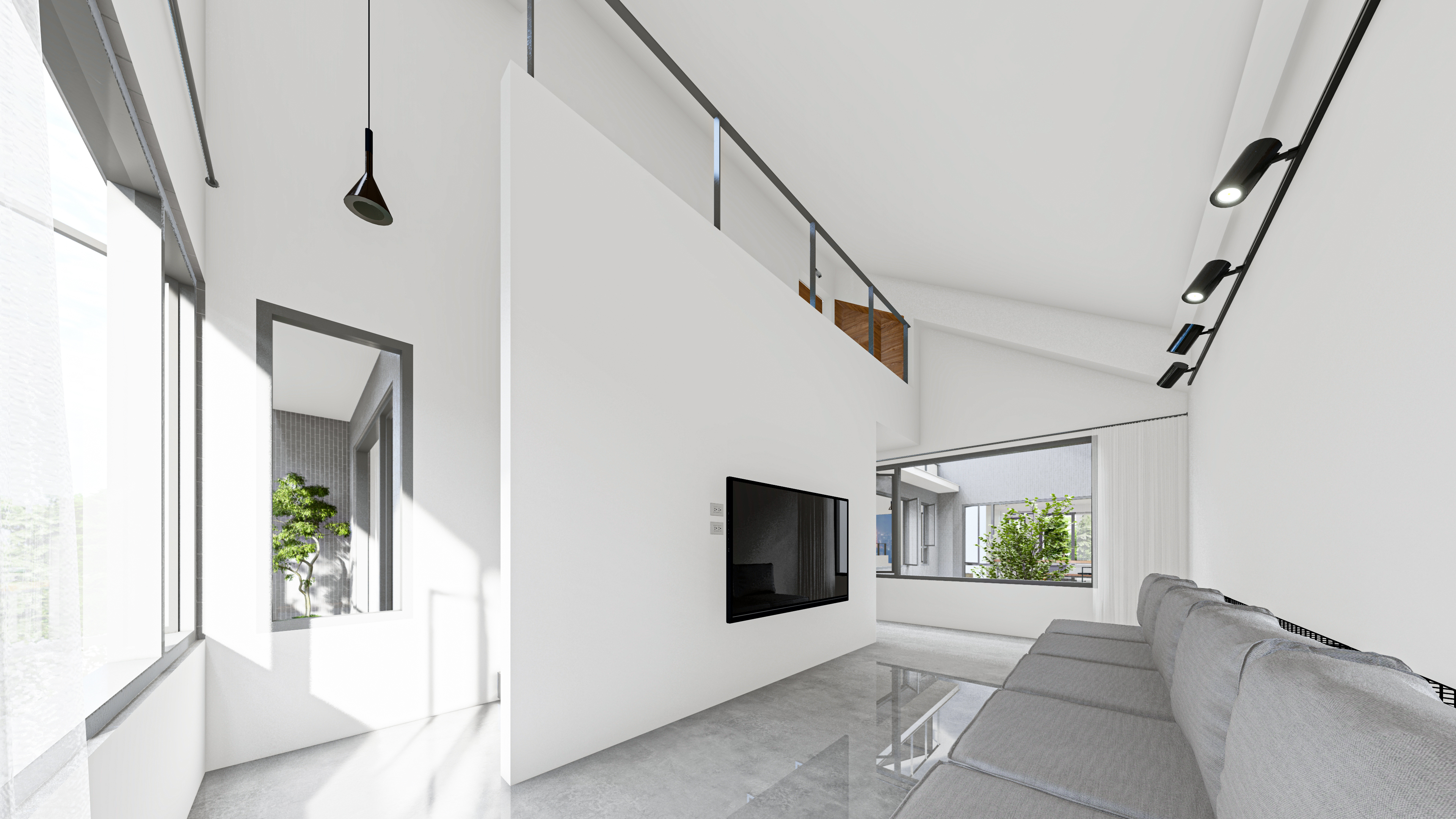 伍宅二层室内起居空间设计丨亙築設計-2