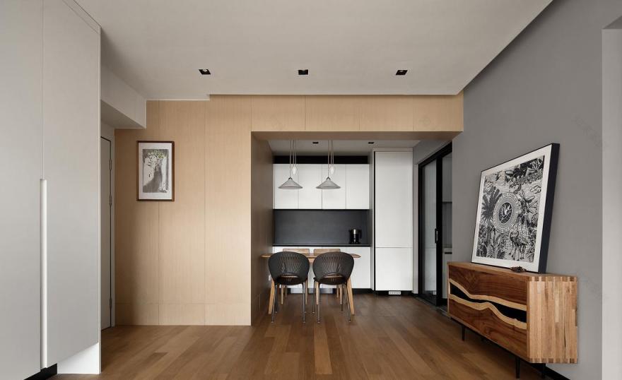 原木风去客厅化设计-43