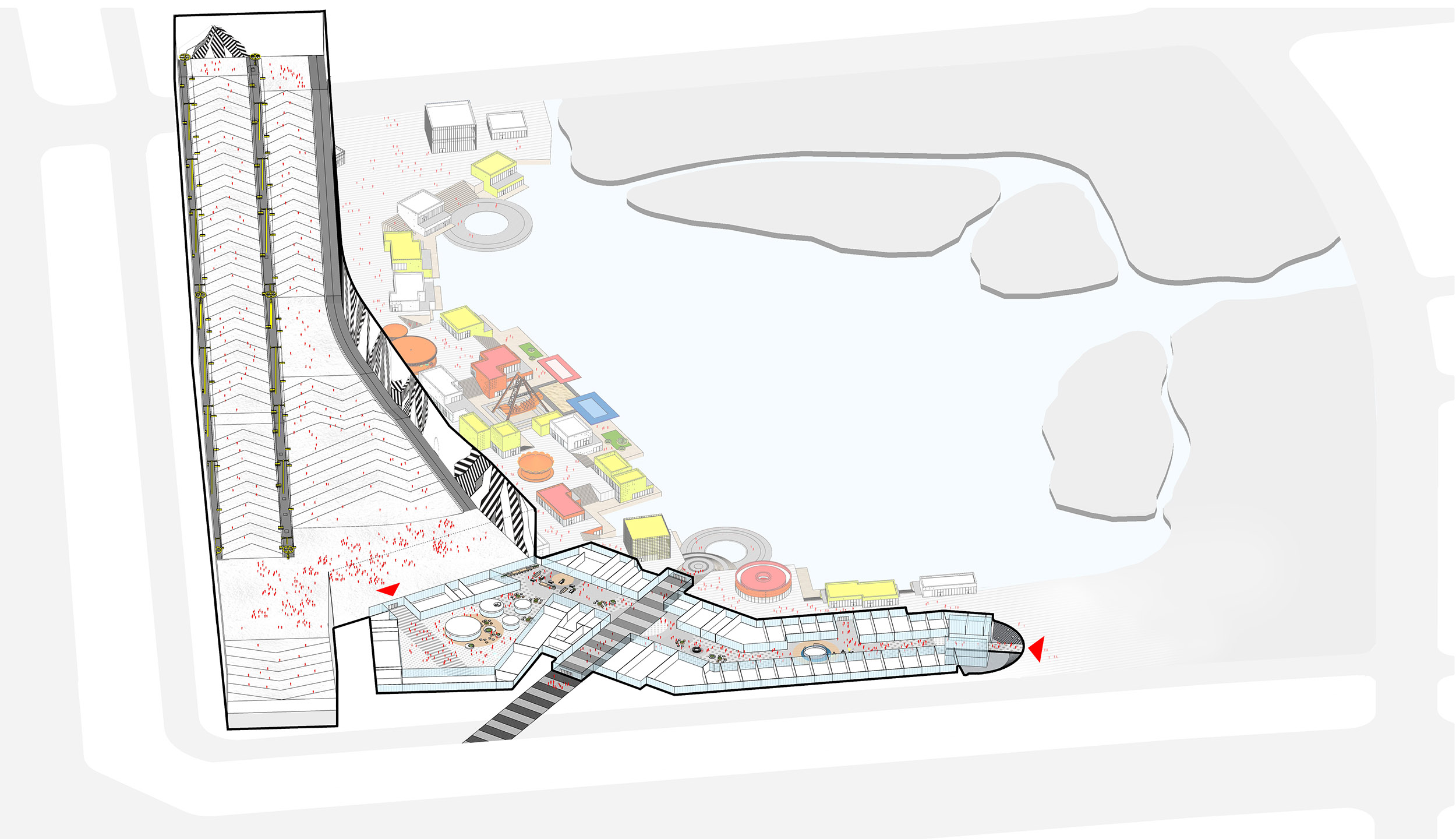 武汉甘露山国际滑雪场丨中国武汉丨CLOU柯路建筑,荷于景观设计咨询(上海)有限公司-11