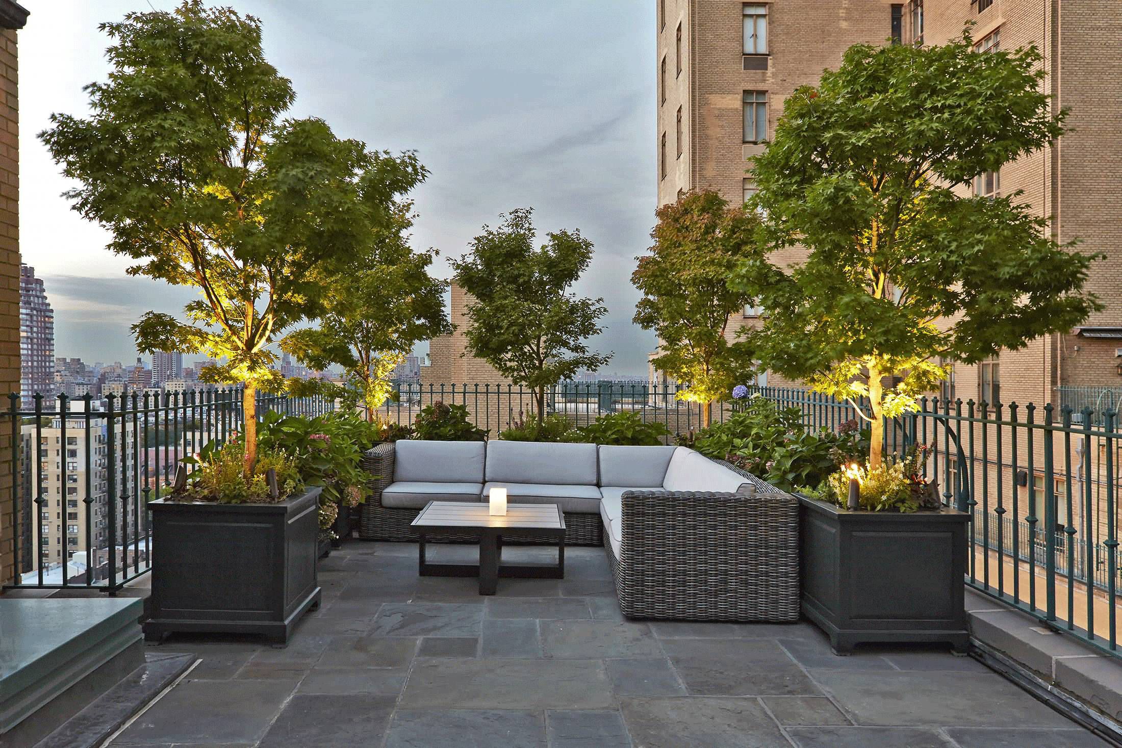 屋顶花园设计,打造城市中的绿洲-40