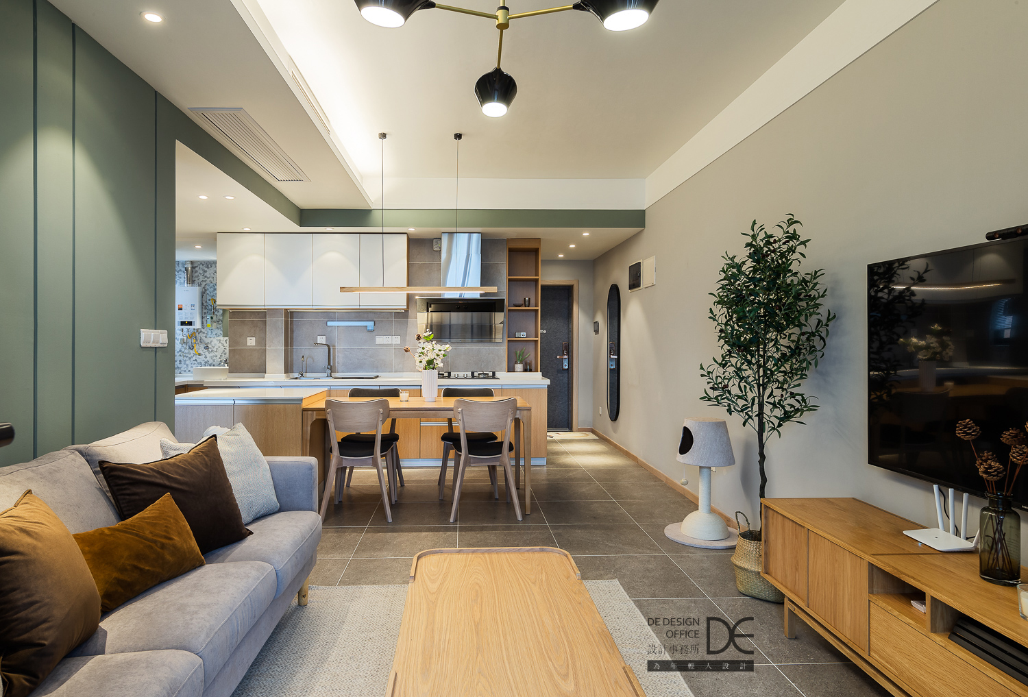 拆出幸福空间 | 84㎡北欧混搭风居室-33