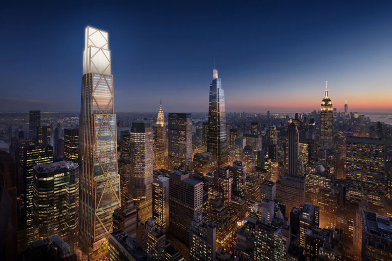 JPMorgan Chase's Supertall Nears its Pinnacle at 270 Park Avenue in Midtown East, Manhattan - New York YIMBY-0