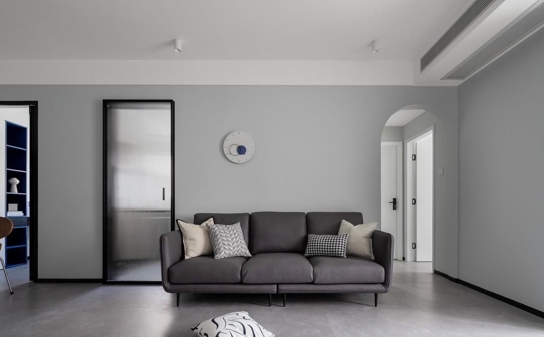 超强储物现代小户型克莱因蓝主旋律-19