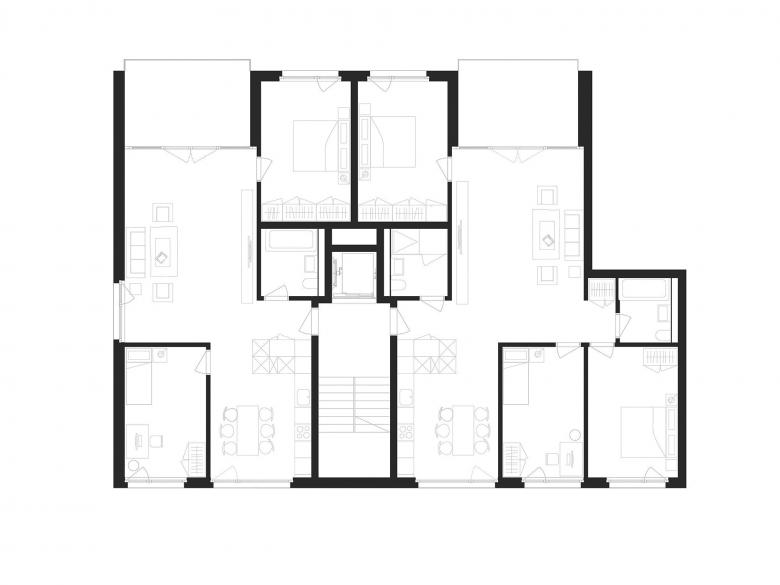 Ruprecht Architekten丨Wohnungsbau Ried Baufeld A丨瑞士-23