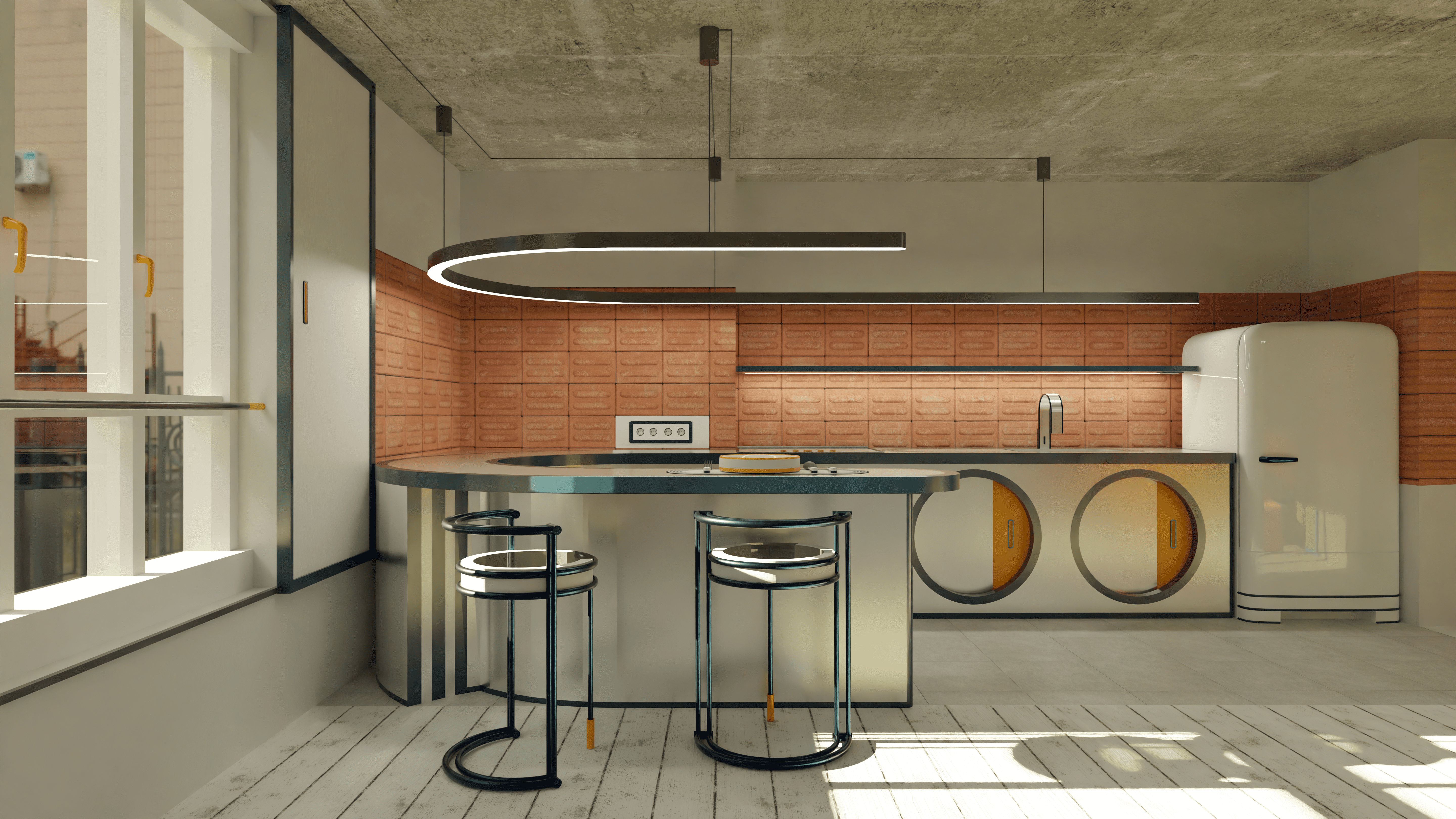 两室公寓室内设计丨乌克兰丨Mykyta Lytovchenko-8