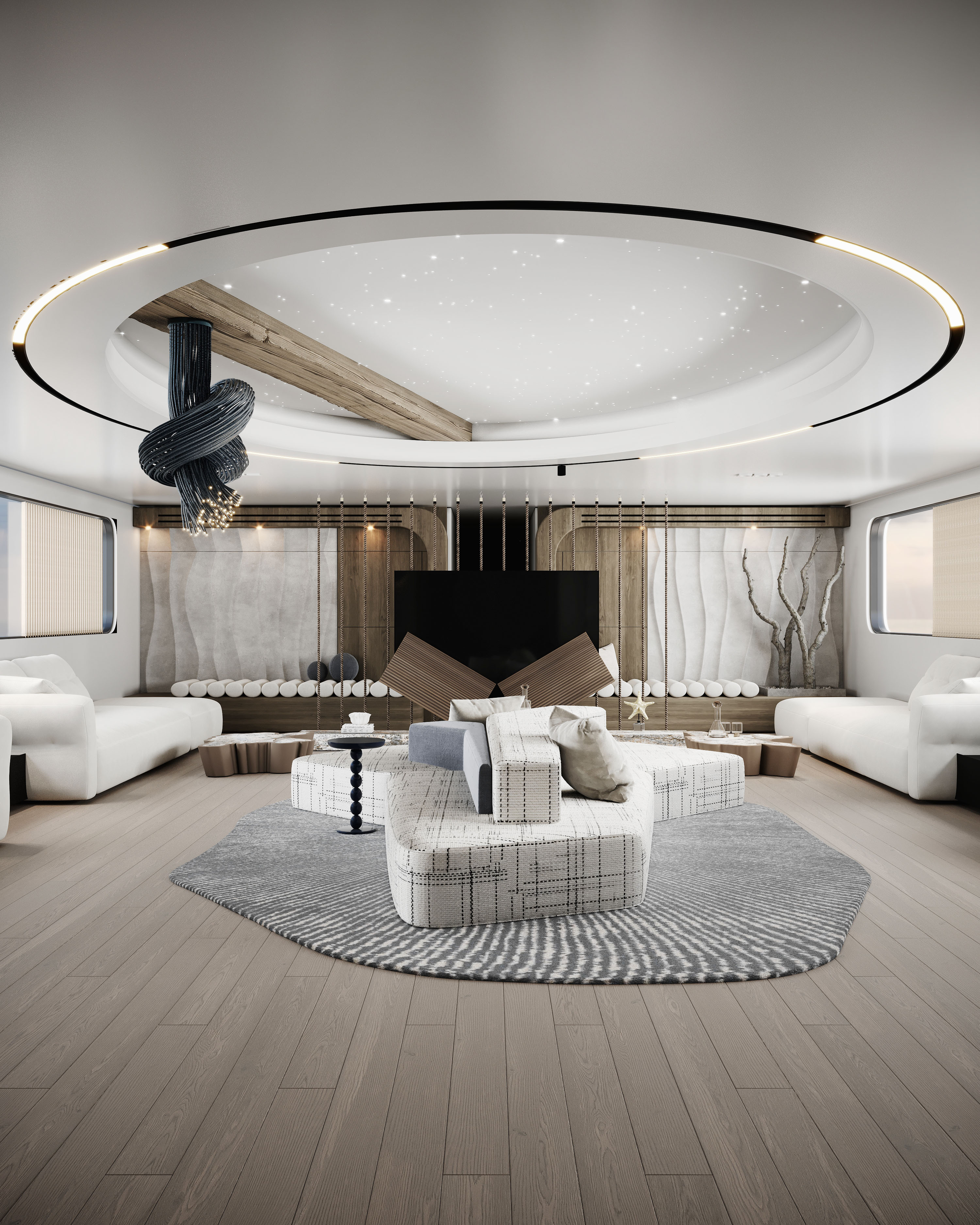 游艇沙龙丨埃及丨Amina El  kholy,Ahmed Saleh Designs-9