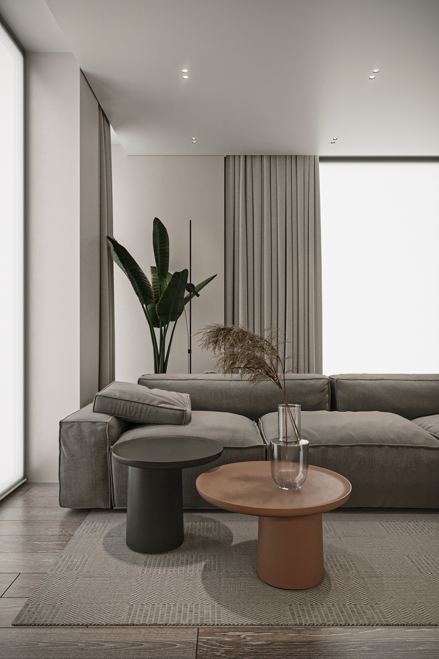 60平，现代质朴空间设计-11