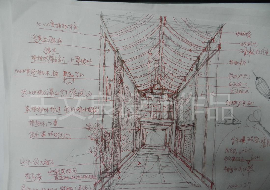 
法式欧式新中式别墅设计作品王文泉9 -13