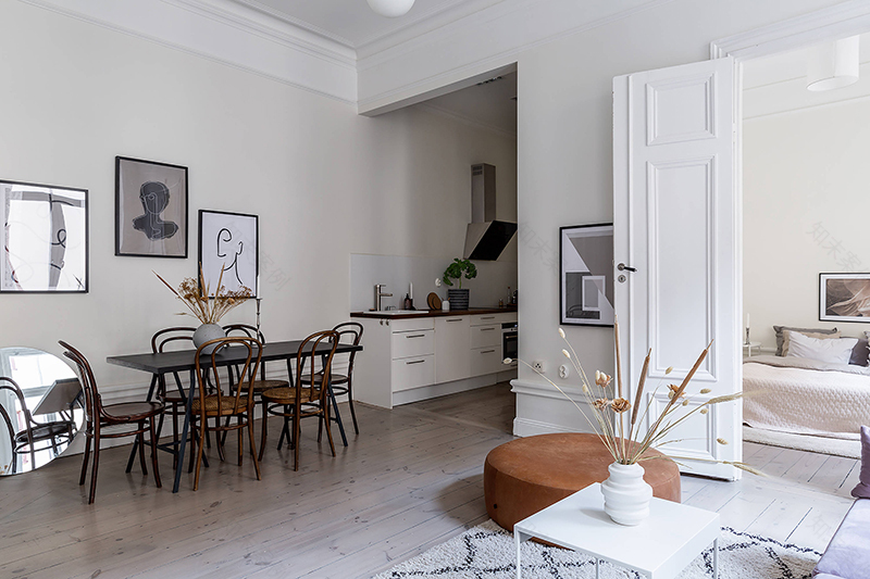 斯德哥尔摩奇妙粉色调两居室-6