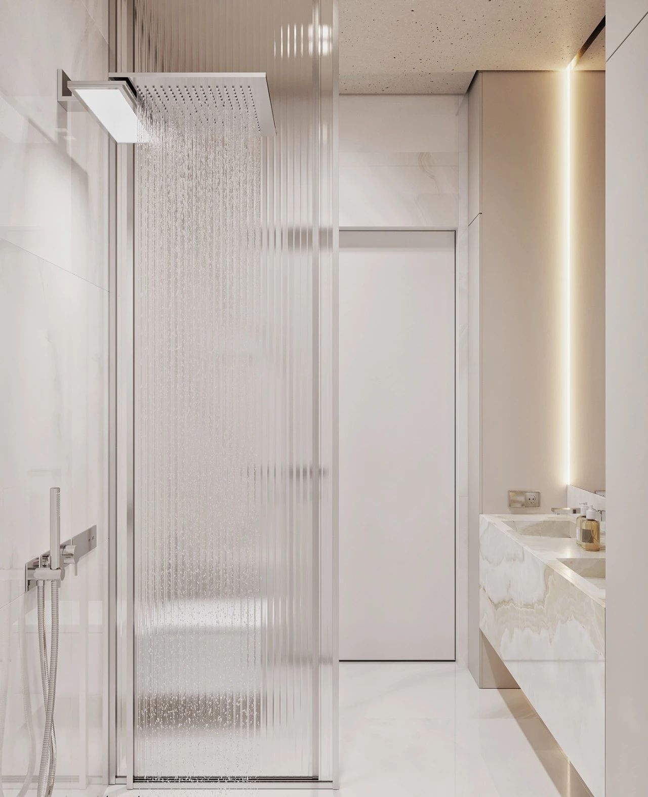 俄罗斯简约优雅公寓设计丨VERITY DESIGN-37