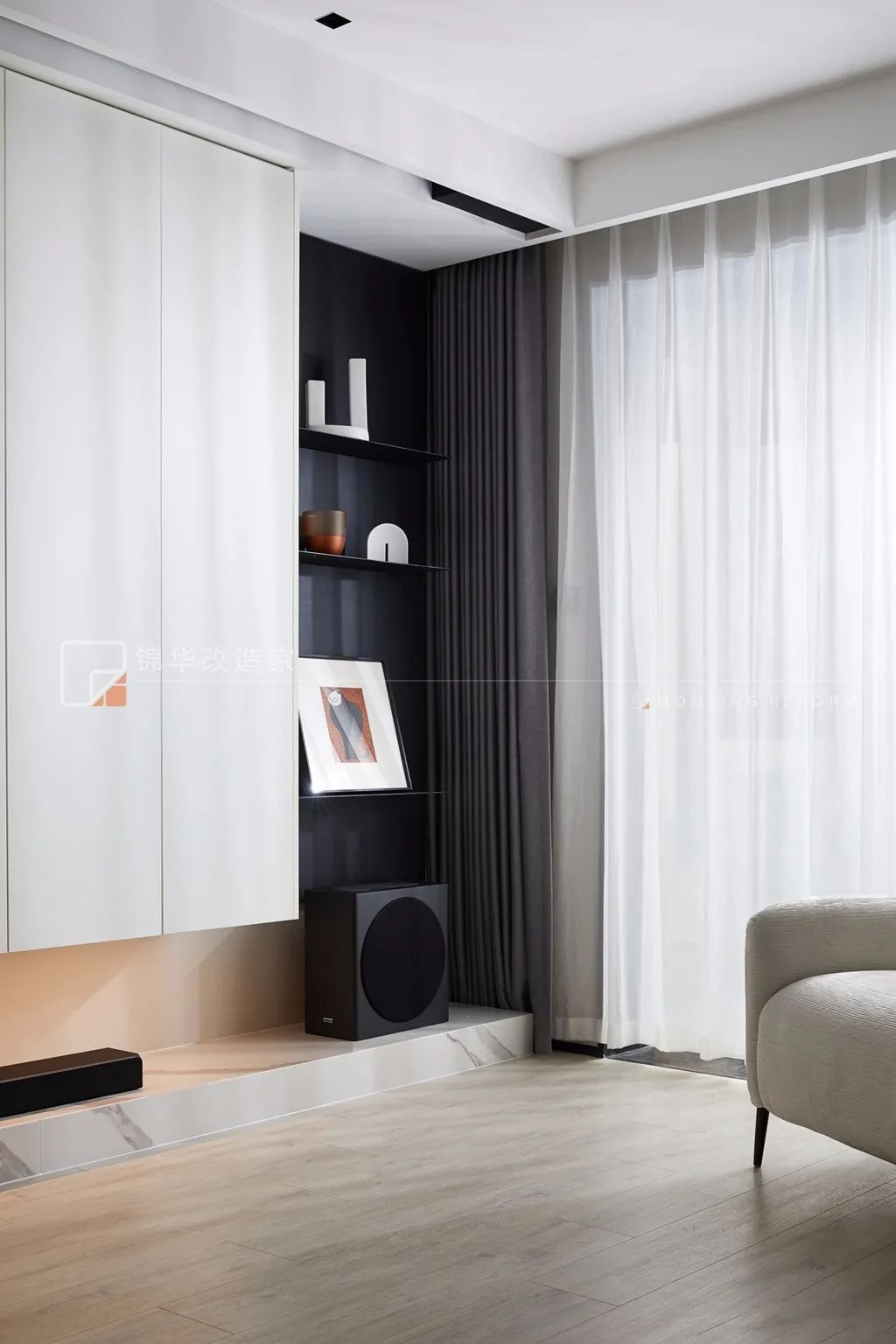 127㎡极简三口之家,儿童成长空间温馨设计-21