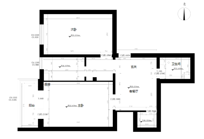 25万元二居73平米装修案例_效果图 - 主卧变客厅！北京夫妻73㎡二手房惊艳改造 - 设计本-12