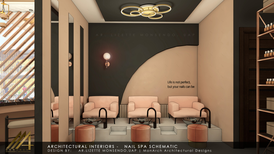 Nail Salon 室内设计-14