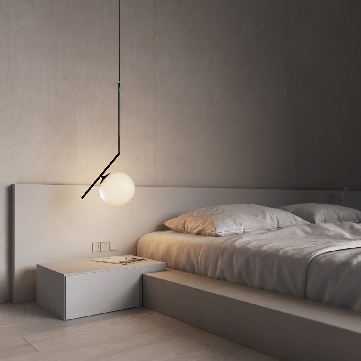 158㎡极简风住宅设计 满满的高级感-15