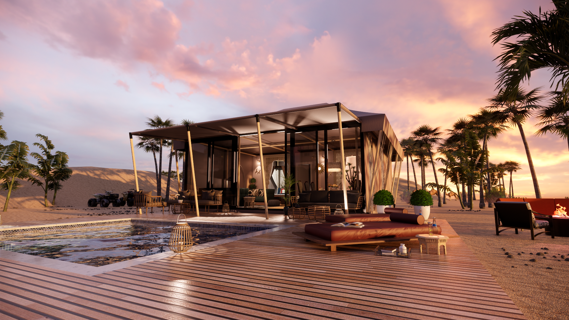 Arab Boutique Tent - ADRIA-7