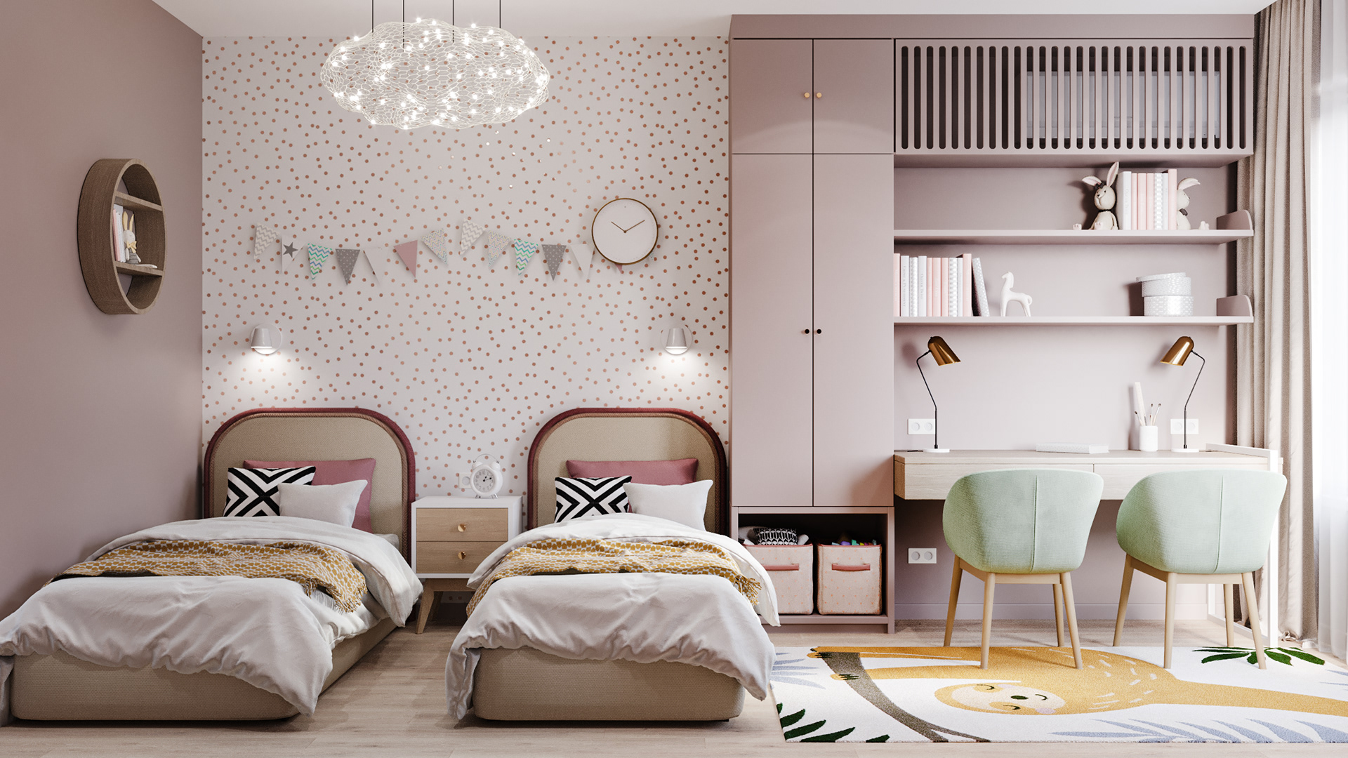 莫斯科多彩色系公寓设计丨俄罗斯莫斯科-15