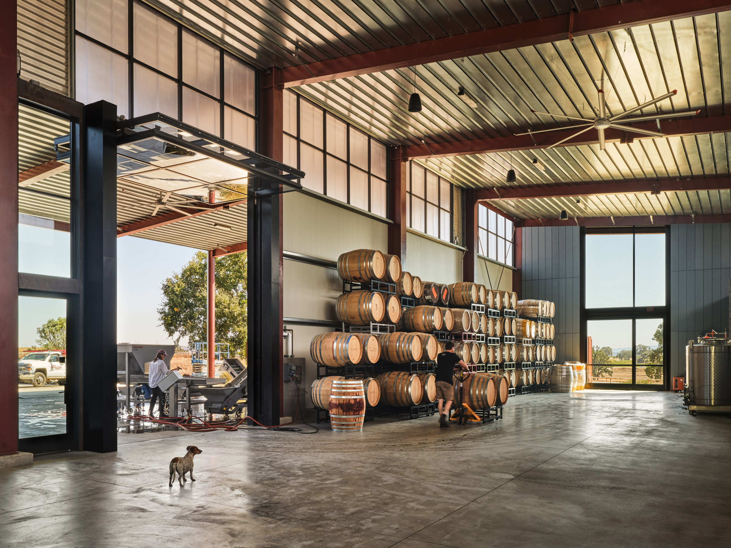 Clayton Korte creates "familiar yet exclusive" winery buildings in California-13