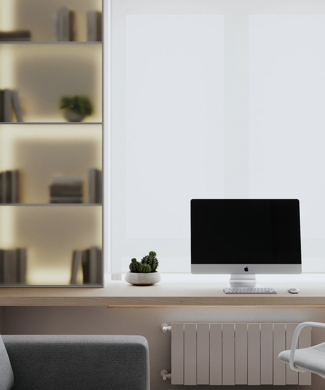 95㎡简约风公寓设计-11