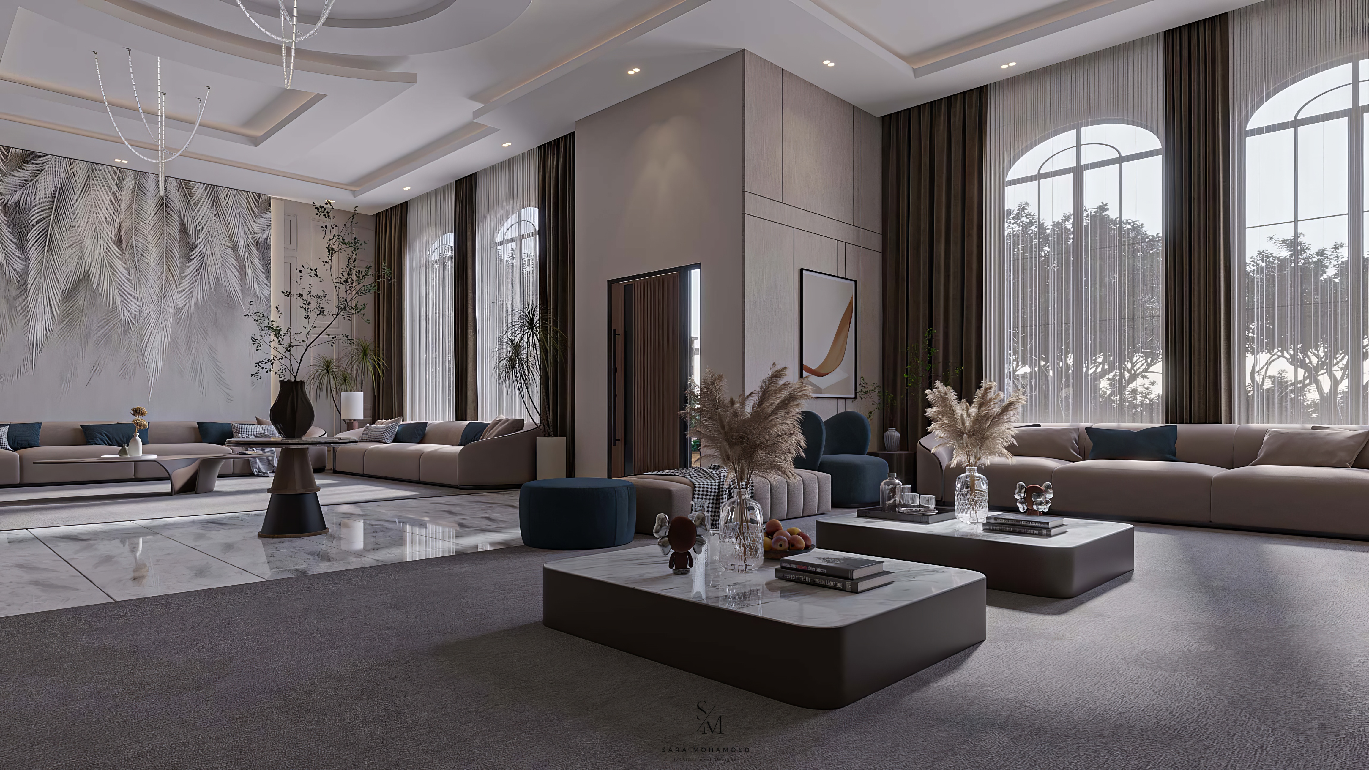 现代别墅客厅设计丨PLAN INTERIOR-10