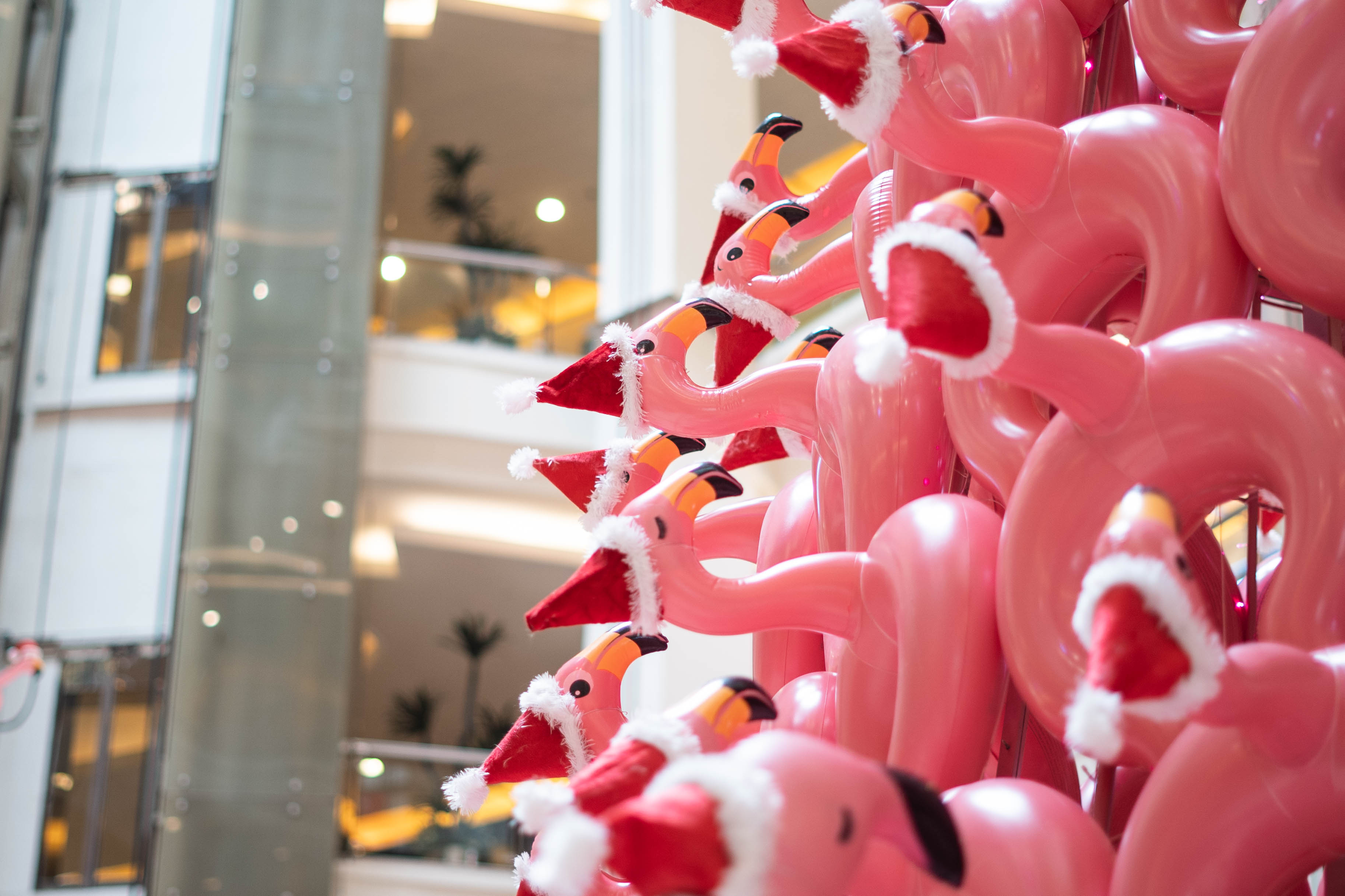 Pink Paradise - X-mas VM Mall Decor Installation-17