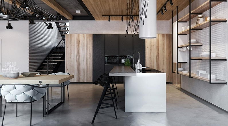 酷炫LOFT工业风别墅  Azovskiy - Pahomova-4