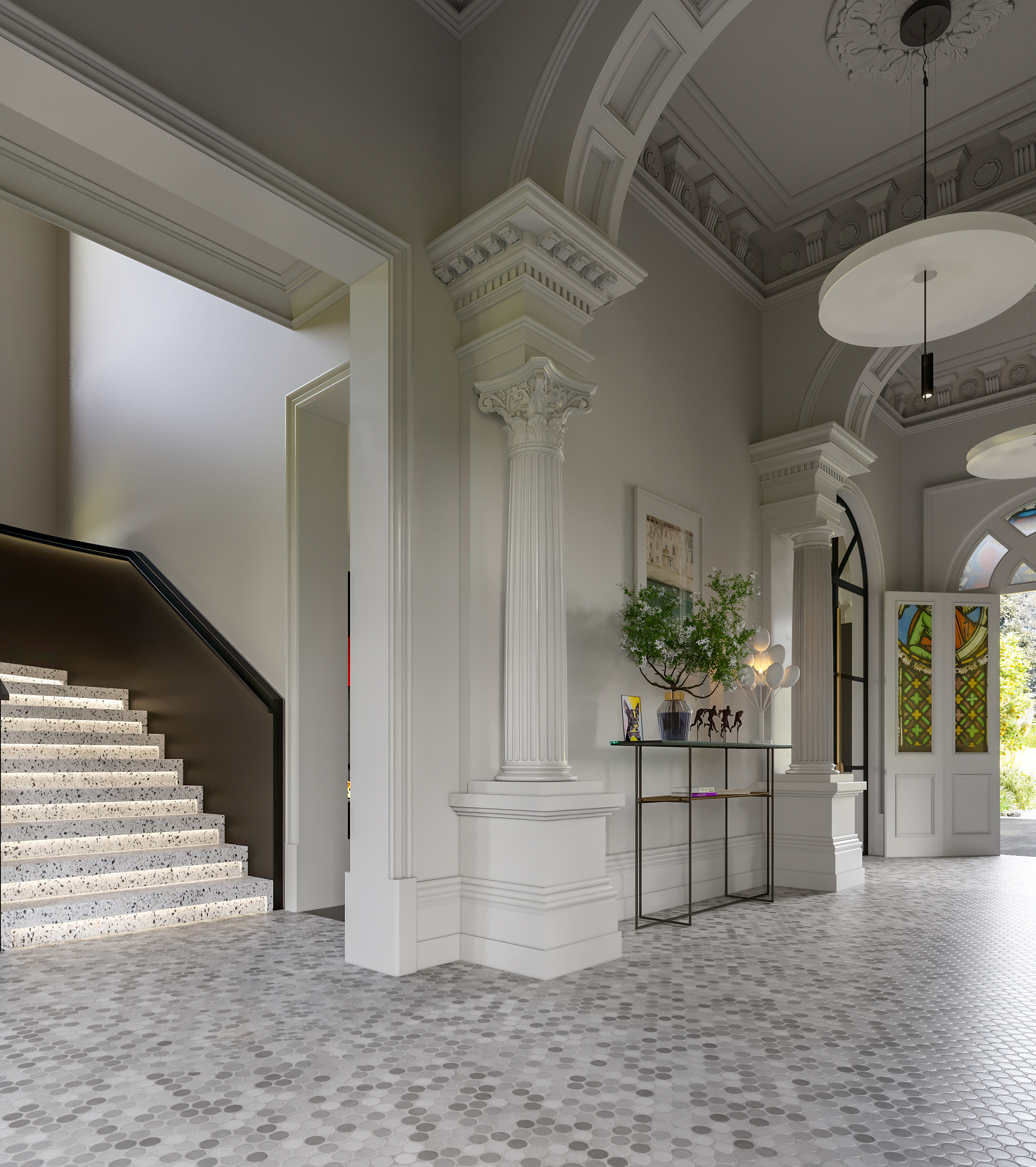 时间之窗——现代法式自建别墅-17