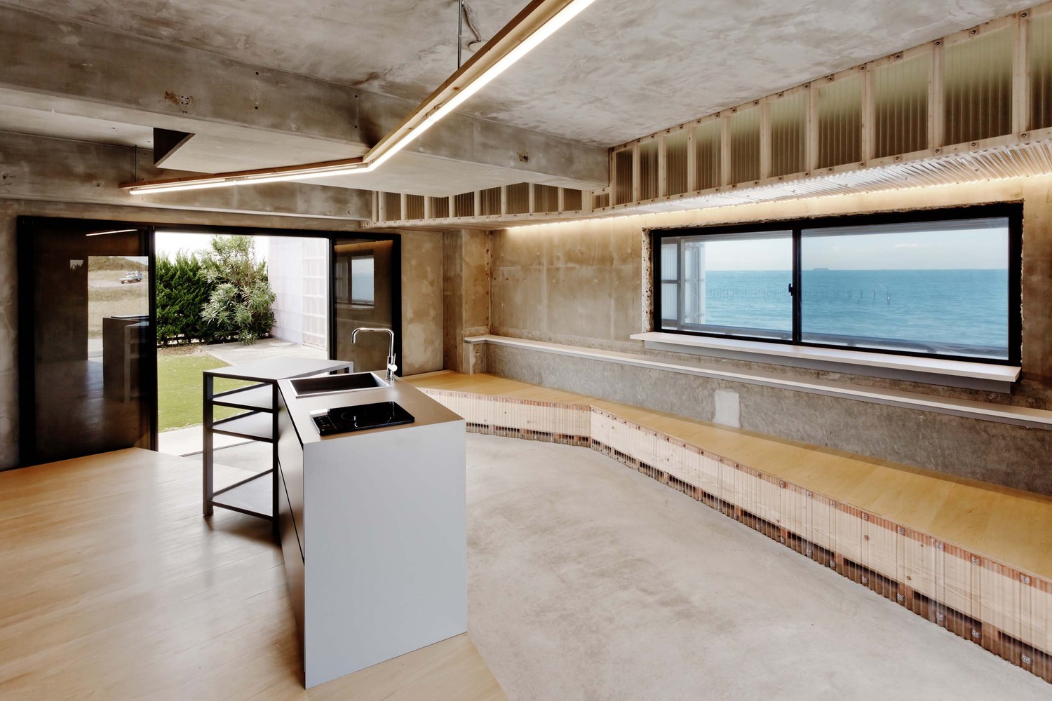 日本海景别墅"重建"设计,解决沙尘问题,视野开阔-13