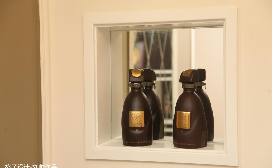 刘帅打造简欧三居室,弧形马赛克拼花、假壁炉增添欧式风情-13