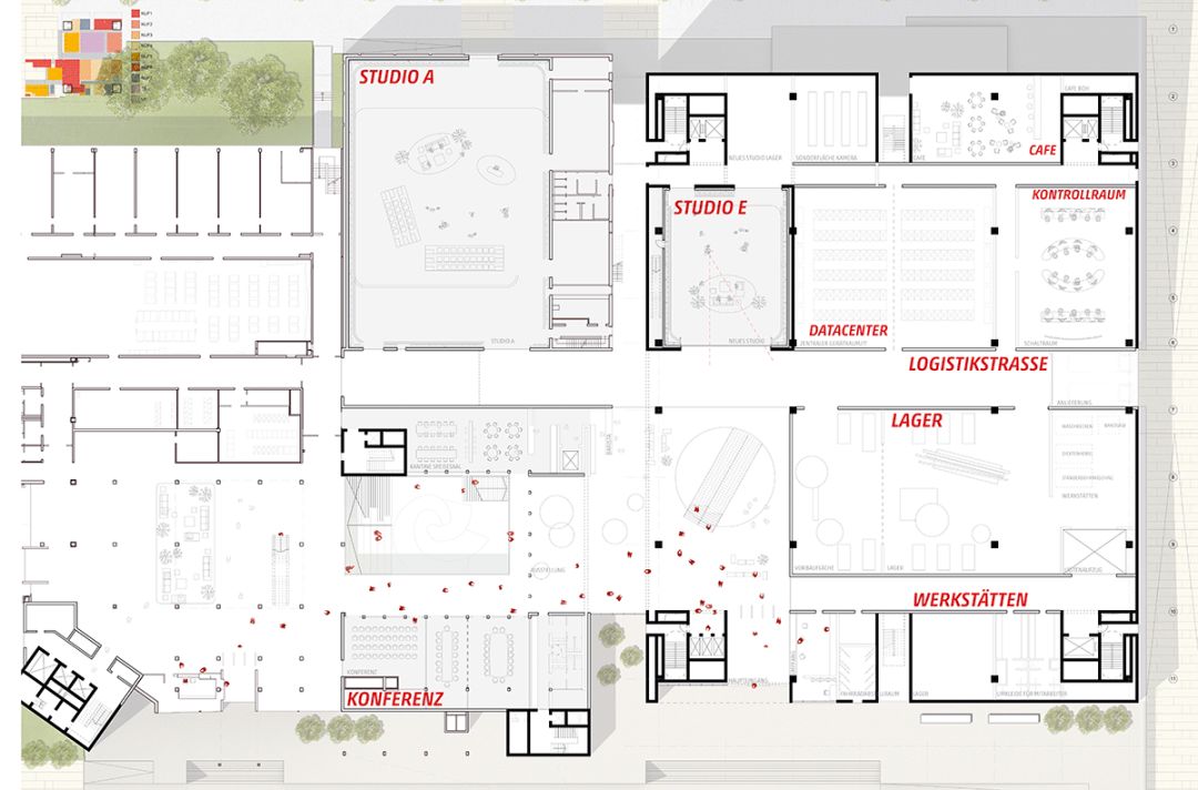 柏林 RBB 媒体中心 | 跨越时代的创新媒体空间-15