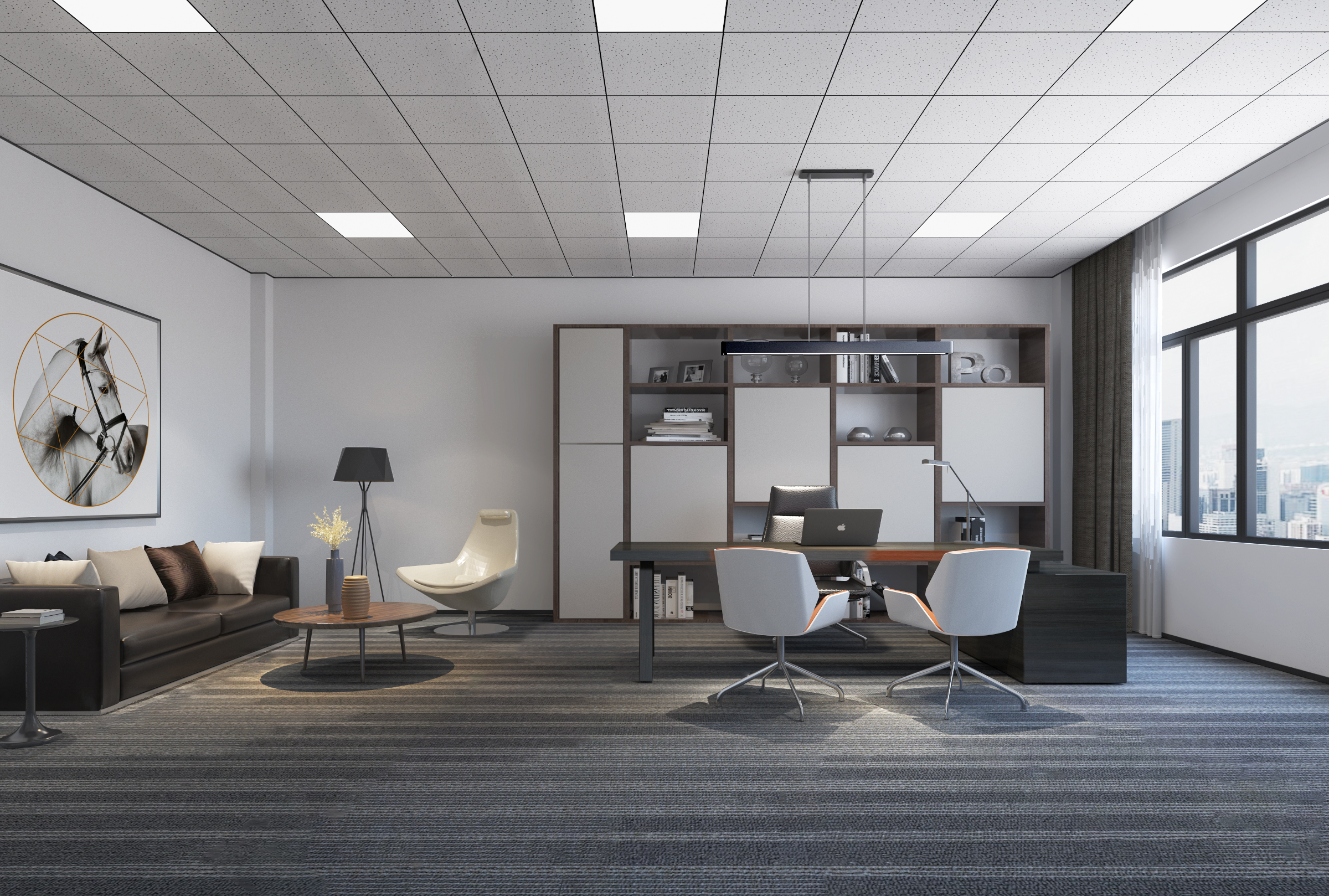 双汇电商办公室装修设计案例-13