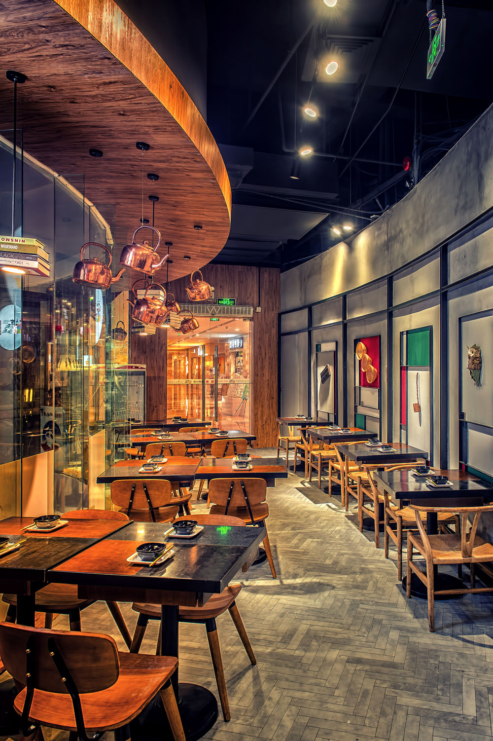 趣味川式料理空间，融合四川茶馆文化-2