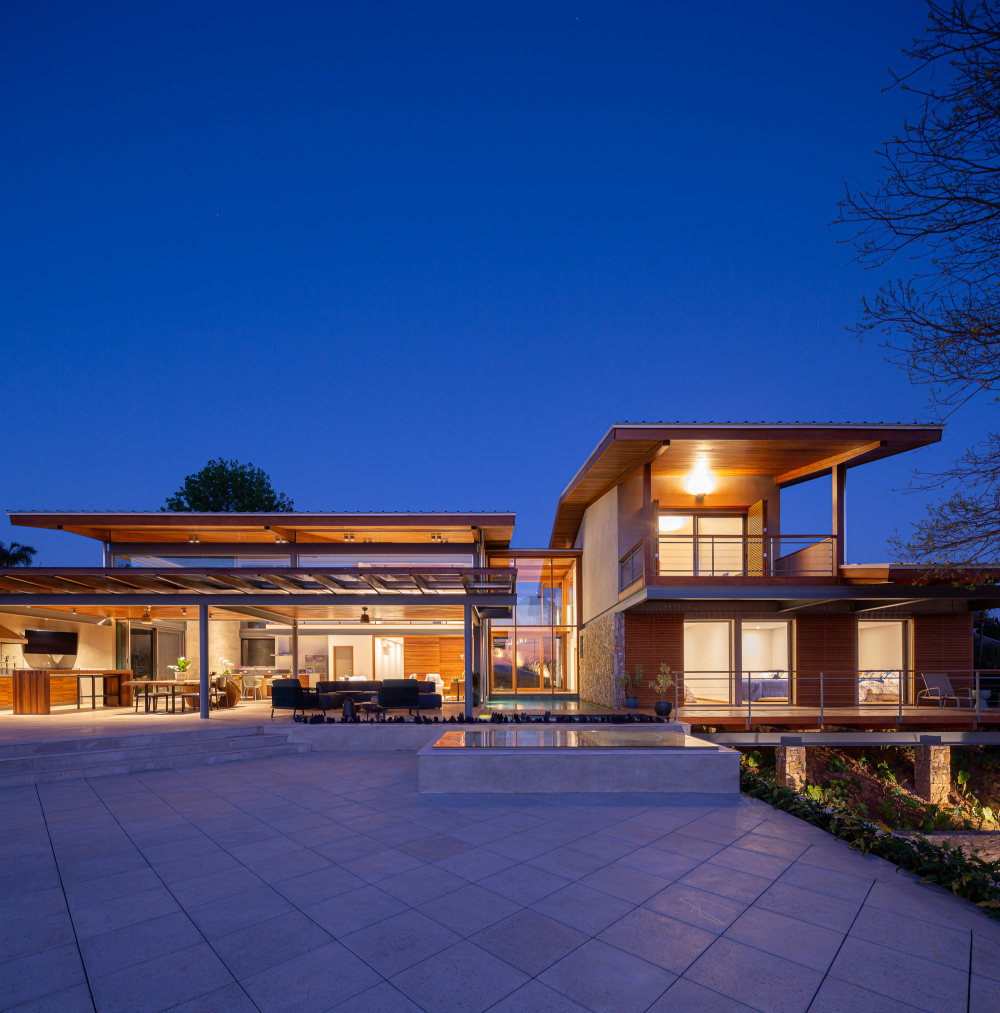 巴西水库旁的全景住宅设计-46