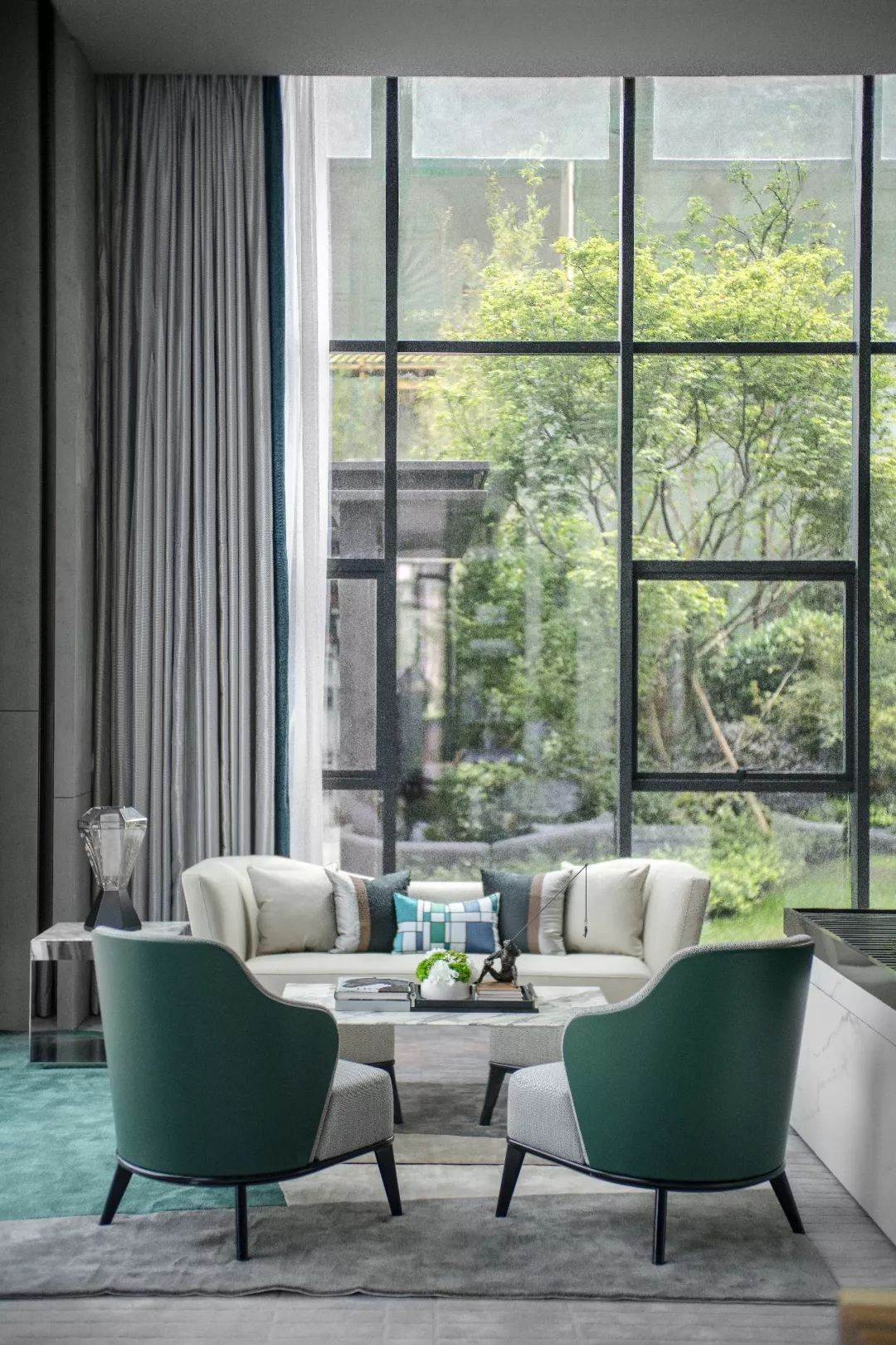 成都合能铂悦府售楼部 | 自然与现代的和谐交融-10