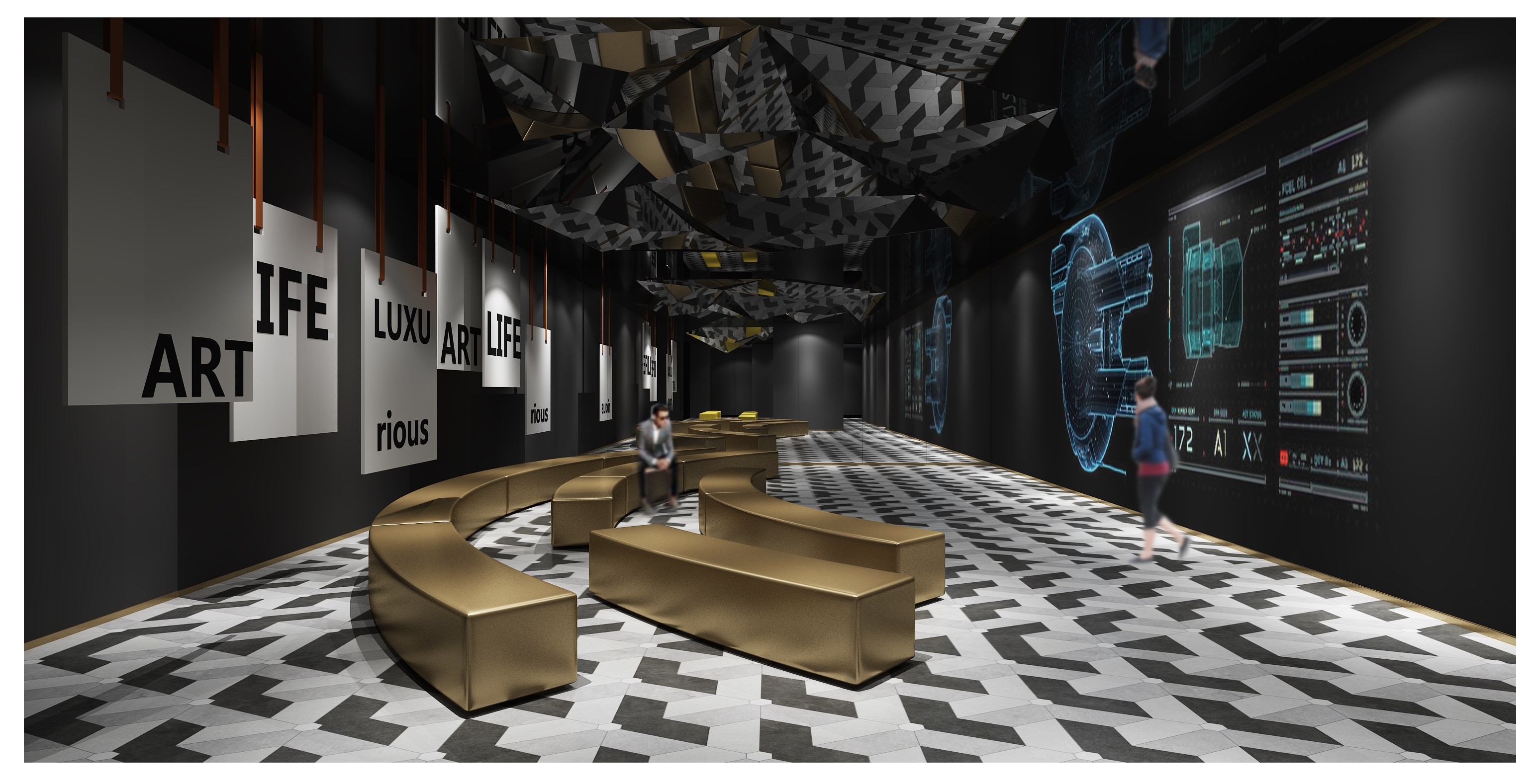 佛山宾利陶瓷展厅 | 现代简约设计展现品牌魅力-10