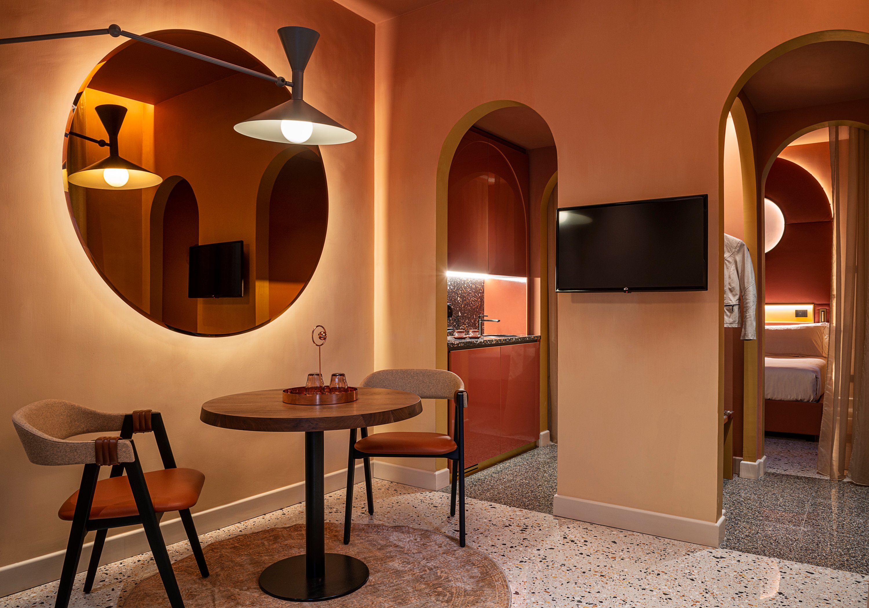 米兰嵌套式酒店 Enterprise Hotel 的时尚黑色设计丨意大利米兰丨Planetaria Hotels-19