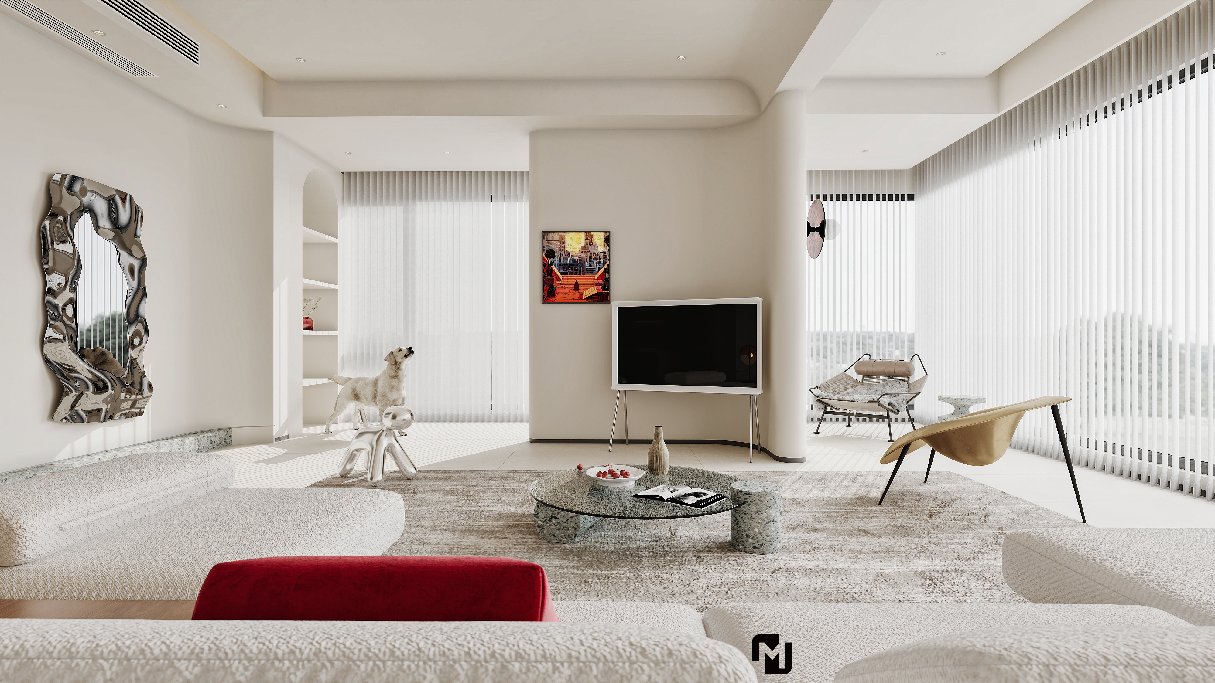 奶油客餐厅设计丨中国南京丨墨克设计视觉表现-3