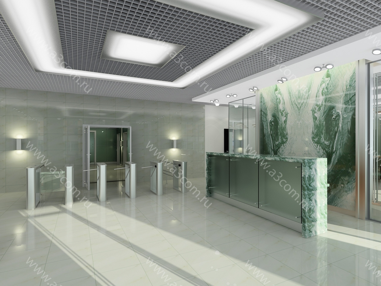 БЦ VICTORY PLAZA公共区域设计项目丨俄罗斯莫斯科丨Атриком,NAYADA-0